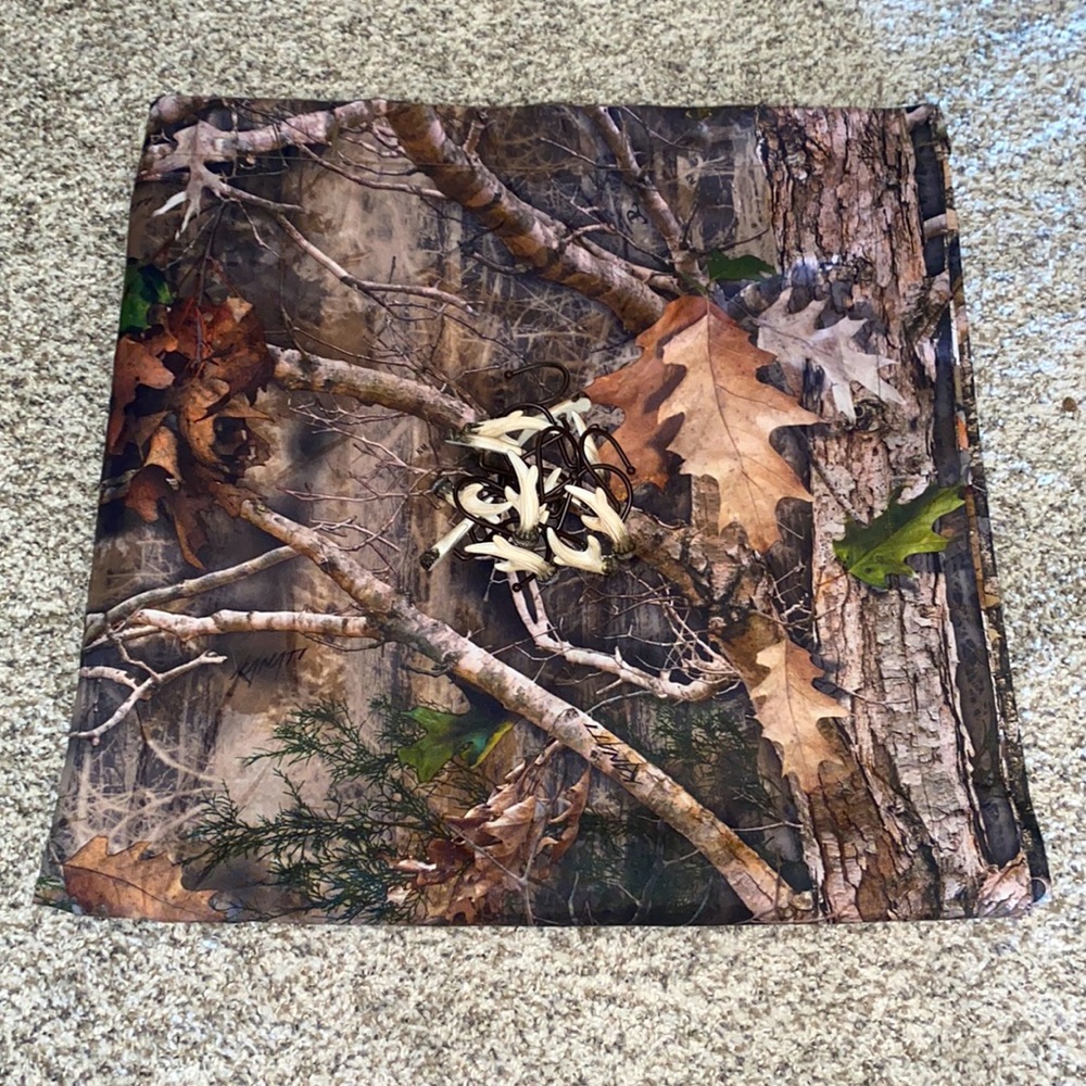 Camo Shower Curtain & Hooks